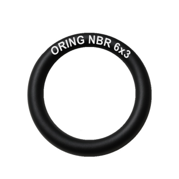 O-ring NBR 6x3 mm odporny na oleje i paliwa