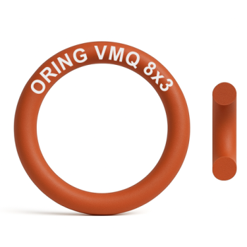 Uszczelka oring z silikonu 8x3 – do kontaktu z żywnością