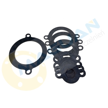 Uszczelka  DN  40/3  PN 10 z uszami SBR65Sh